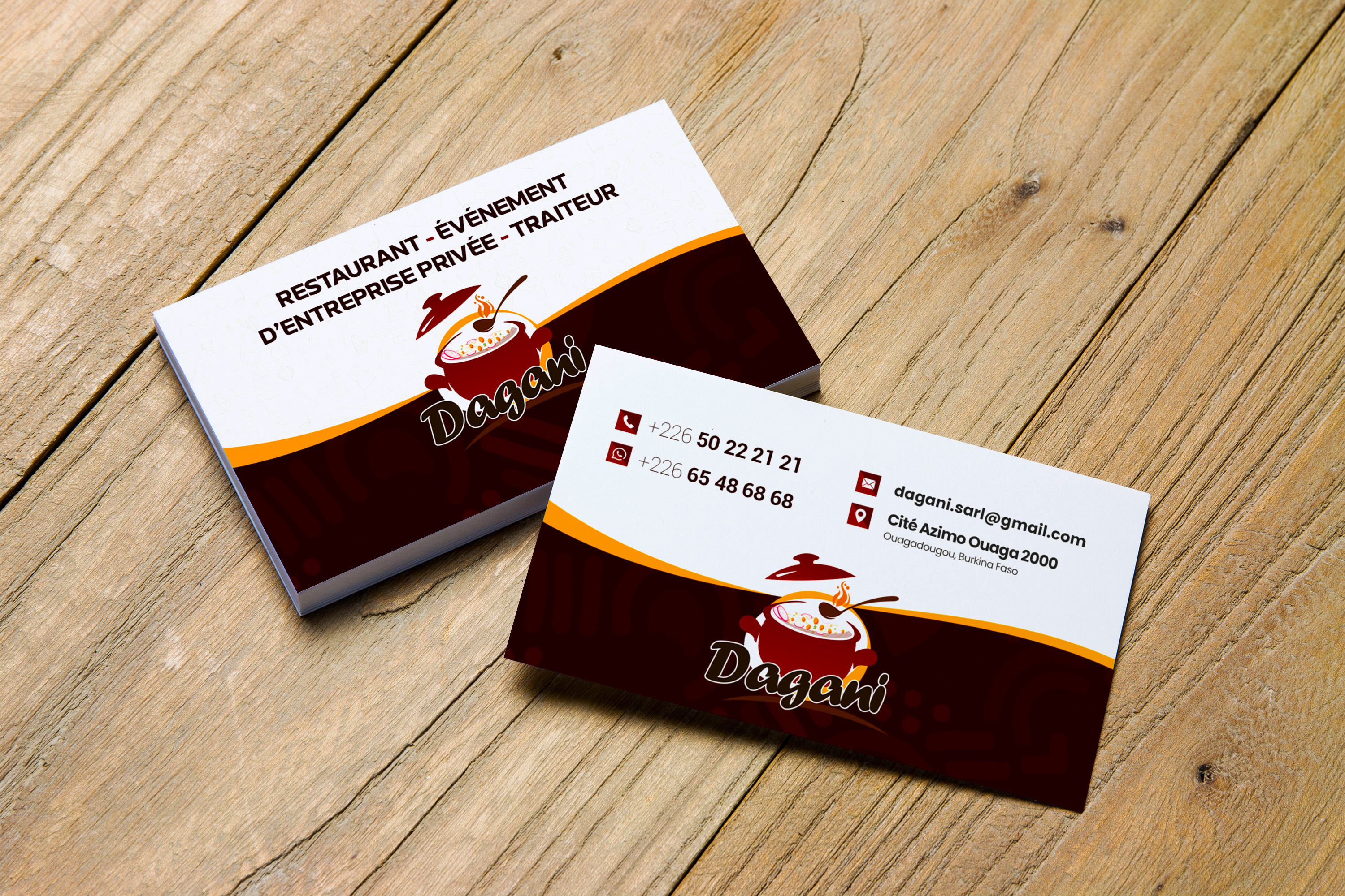 Dagani SARL — Cartes de visite